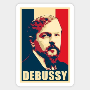 Claude Debussy French Sticker